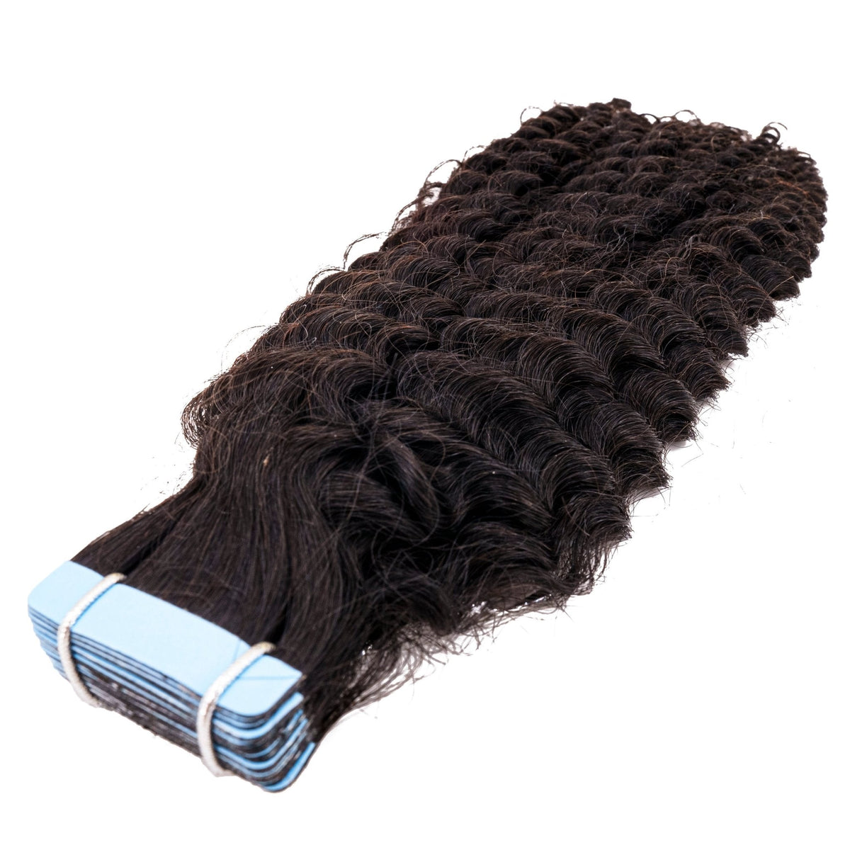 Afro Kinky Curly 100% Human Hair Tape In Extensions